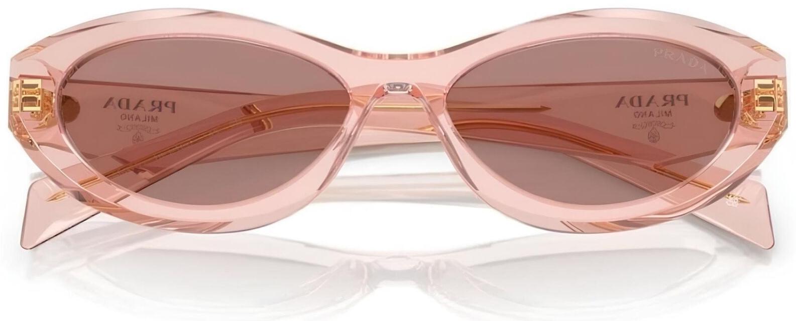 Prada 0Pr 26ZS Cat Eye Şeffaf Pembe Kadın Güneş Gözlüğü
