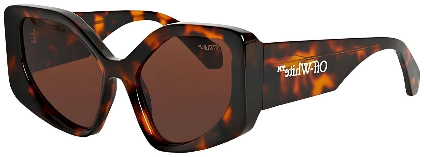 Off White Denver-Oeri062 Cat Eye Leopar Kadın Güneş Gözlüğü