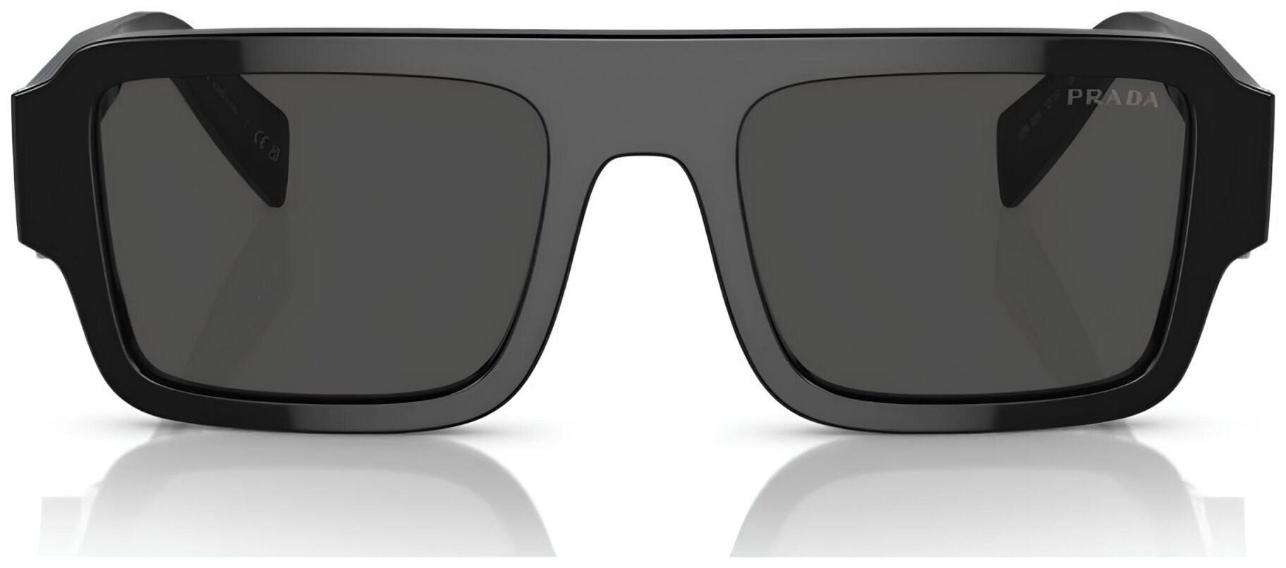 Prada 0Pr A05S Kare Siyah Unisex Güneş Gözlüğü