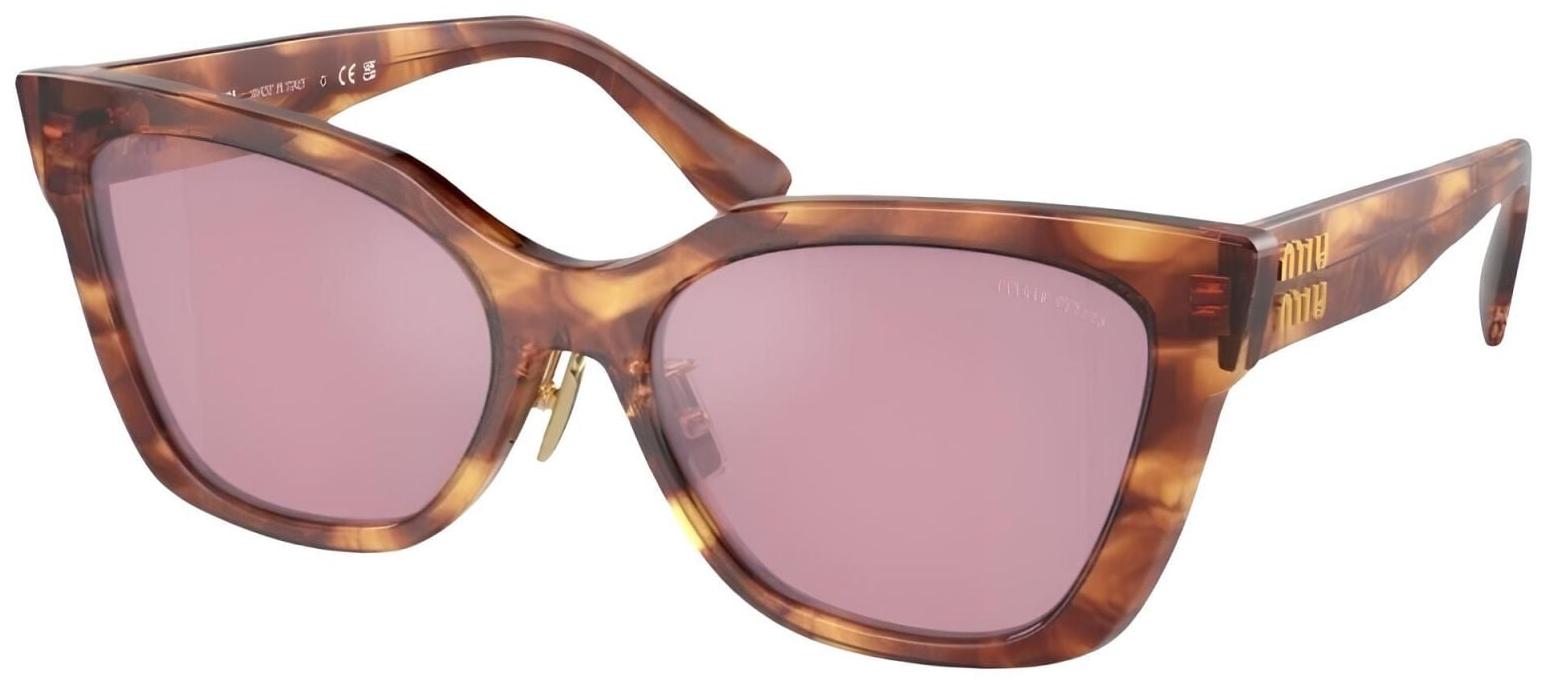 Miu Miu 0Mu Leopar Cat Eye Kadın Güneş Gözlüğü